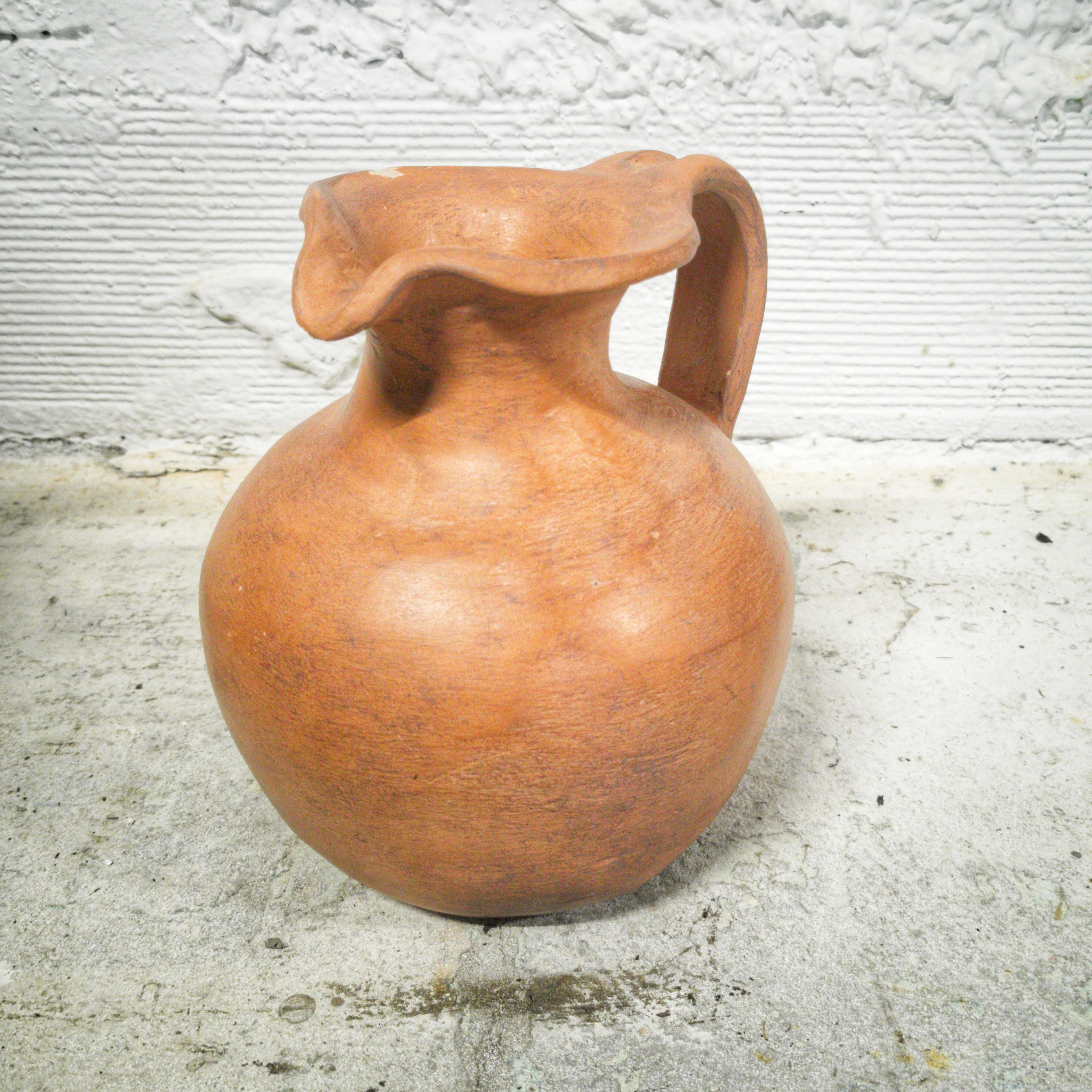 Terracotta pitcher