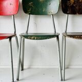 Ensemble de 4 chaises vintage
