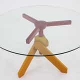 1980s Raul Barbieri Table and Stools for Rexite ,Italy