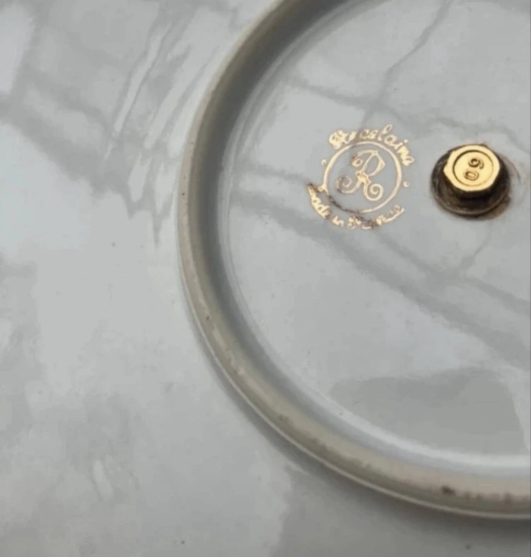 Dessert stand Revolution porcelain manufacture