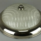 60s 70s lamp luminaire plafoniere flush mount glass space age design