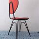 Chaise pieds eiffel vintage années 50