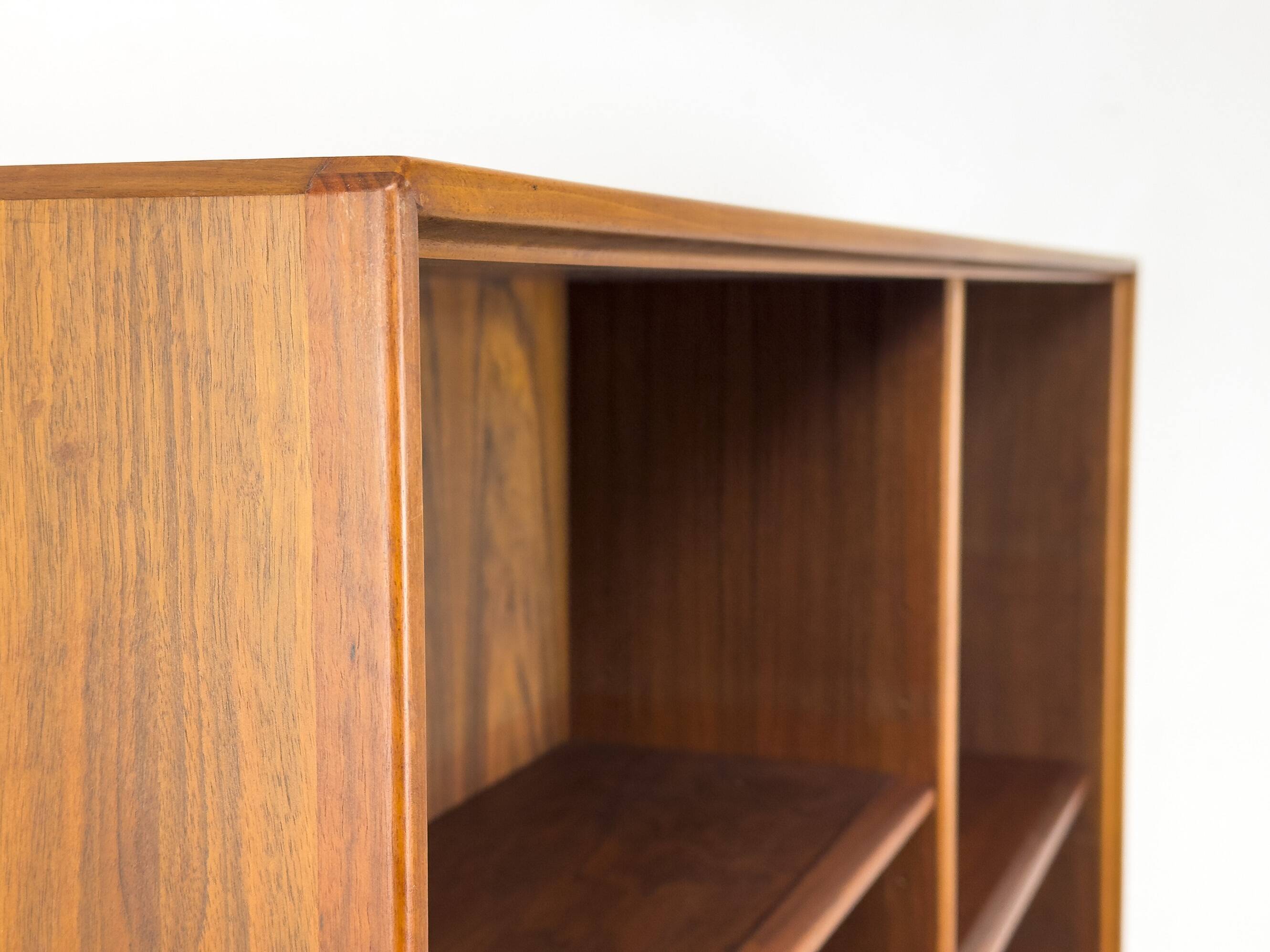 Large Walnut Bookcase by Bertil Fridhagen for Bodafors, 1969