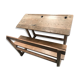 Oak school desk