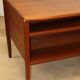 Vintage desk by Wilhelm Renz in double-sided teak, 1960s