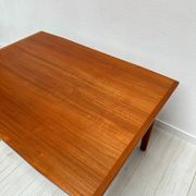 1960s large vintage Danish teak extendable dining table by Vamo Sønderborg