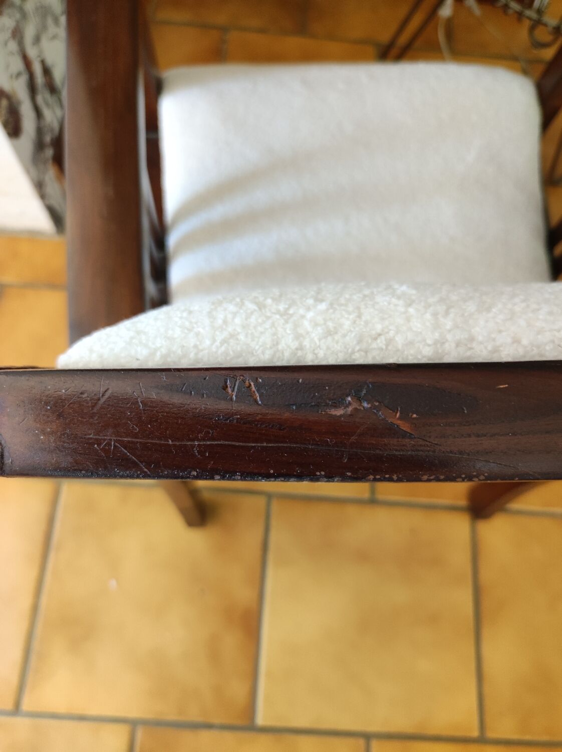 Colonial armchair
