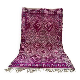 Tapis Violet Beni M'Guild - 193 x 310 cm