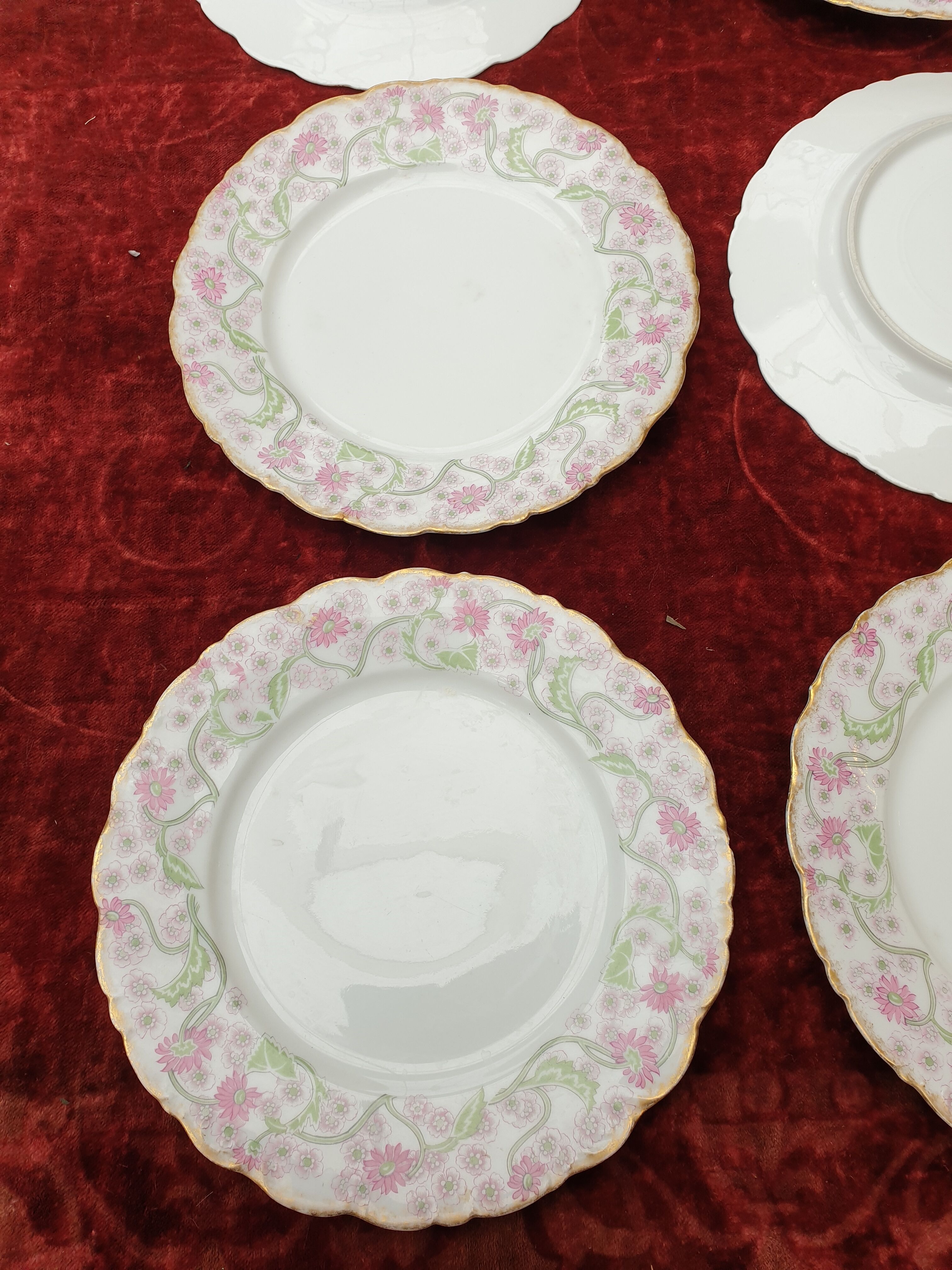 Limoges porcelain dessert plates