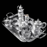 Orfevre Gallia - ensemble de 7pc., Art Nouveau
