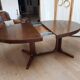 Oval dining table with extensions