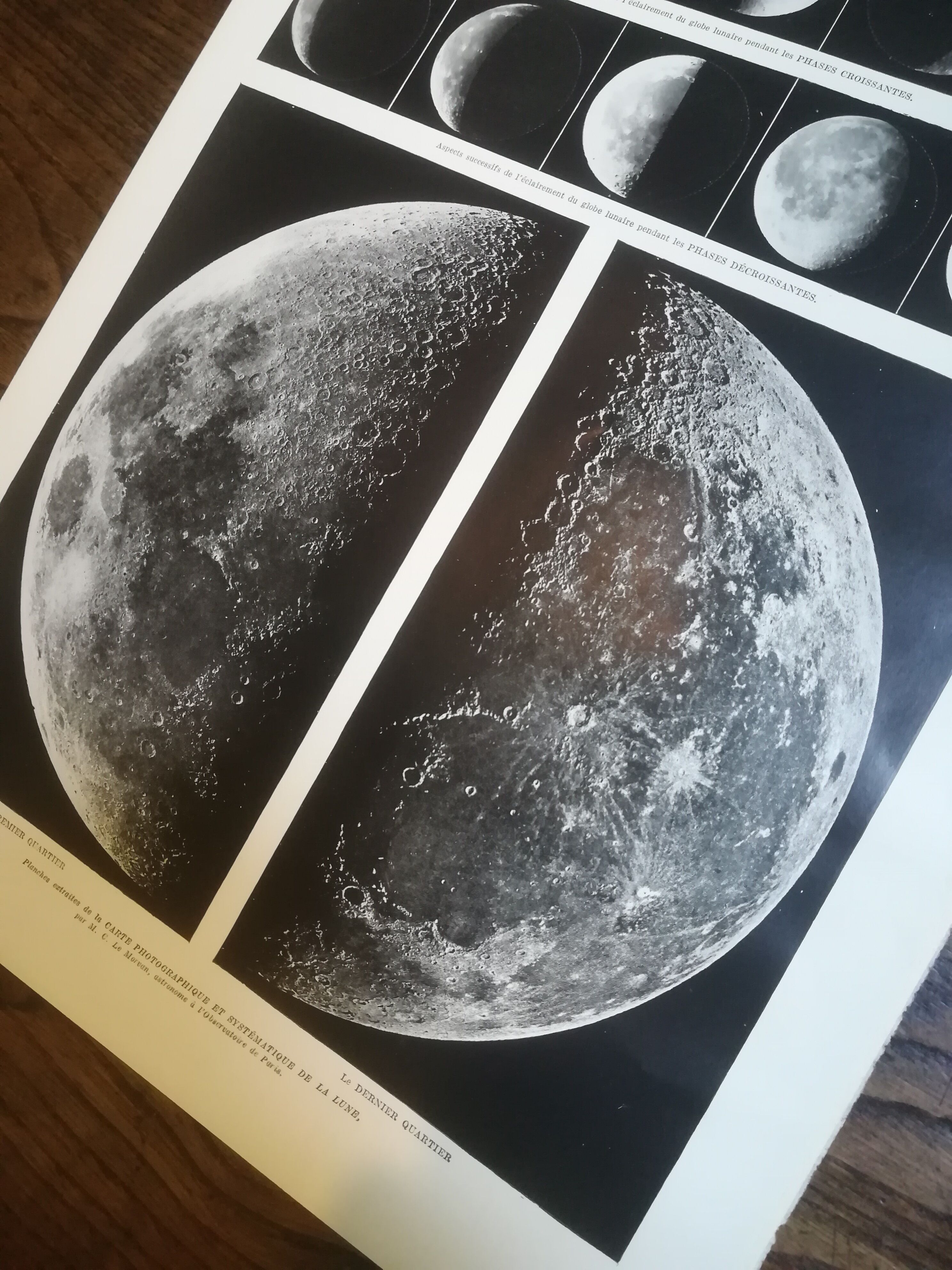 Lithographie sur la lune de 1928