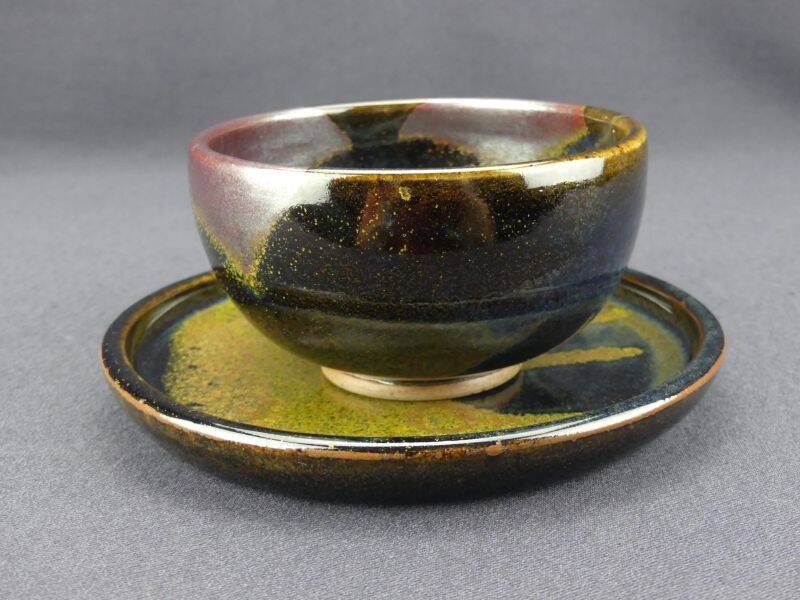 Vintage glazed stoneware lunch