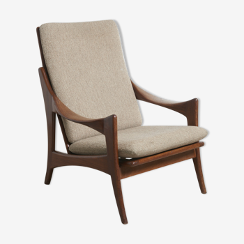 Chair in teak designed by the "Ster" Gelderland