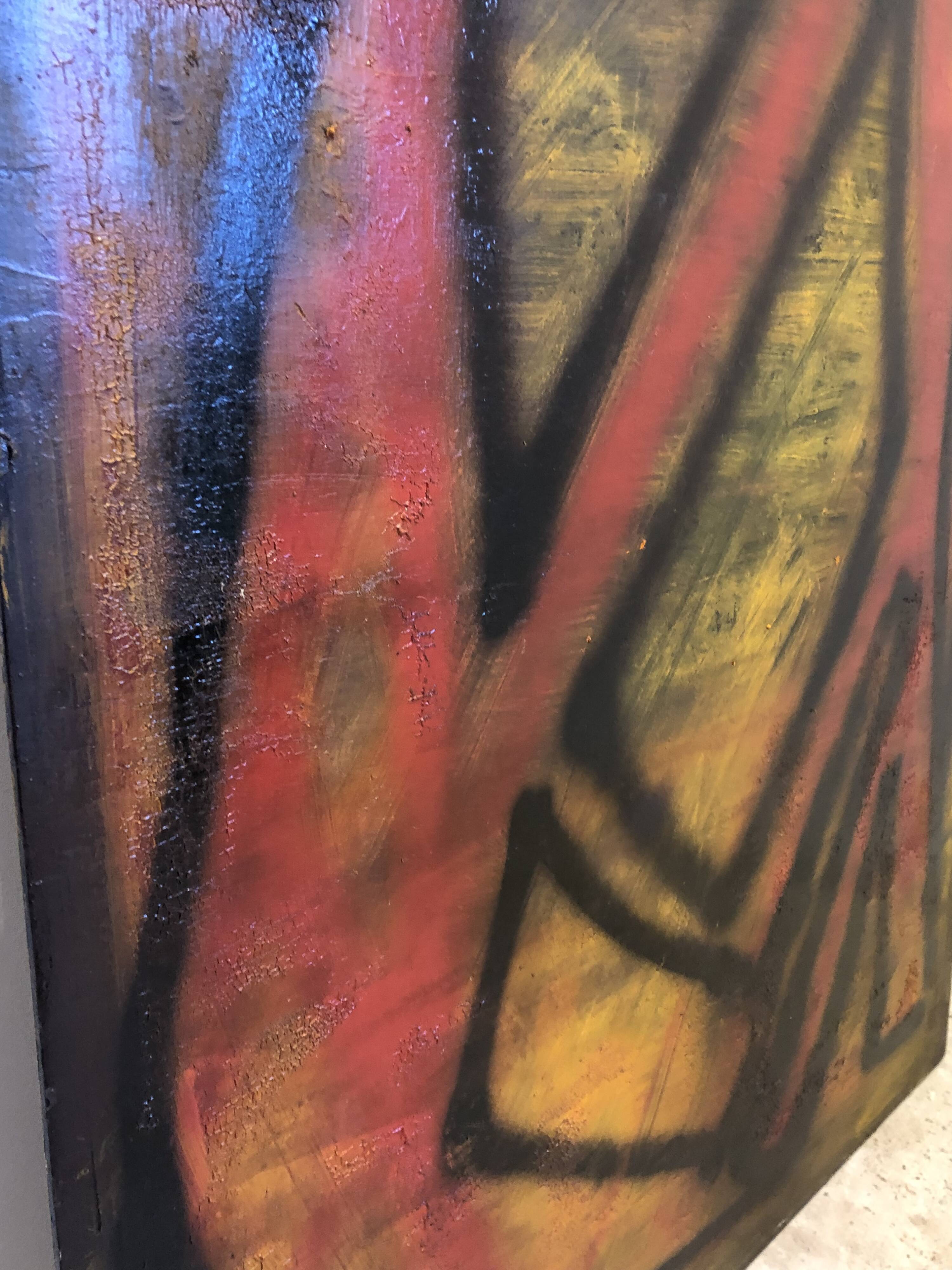 Abstract vintage painting