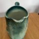 Art Nouveau barbotine pitcher "Swallow"