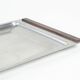 Plateau en acier inoxydable, design danois, années 1970, fabriqué au Danemark