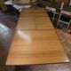 Table scandinave galbée extensible papillon en teck années 60