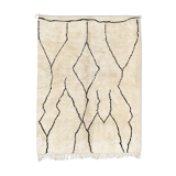 Modern Moroccan carpet white