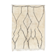 Modern Moroccan carpet white
