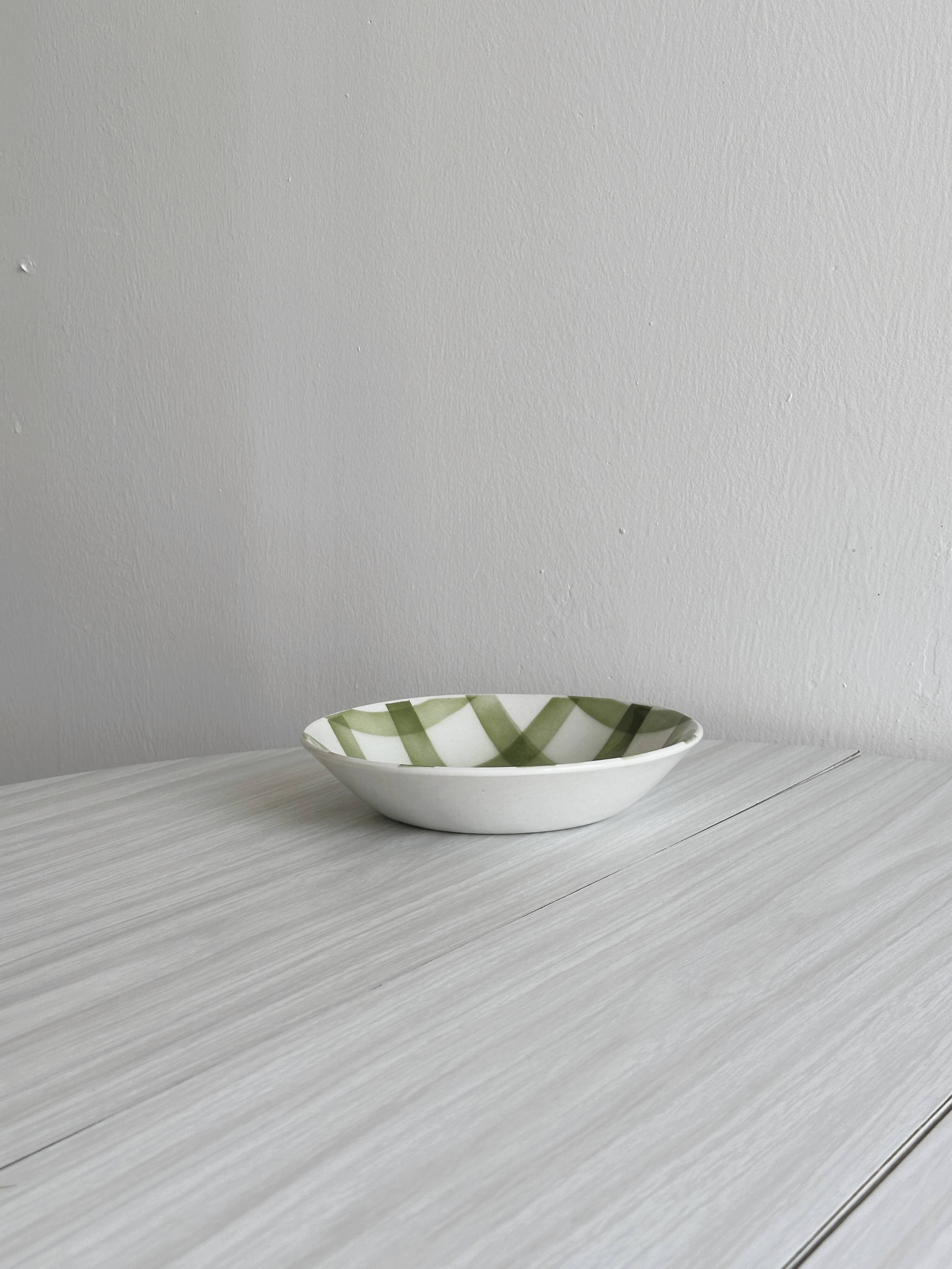 Two flat salad bowls from Moulin des Loups