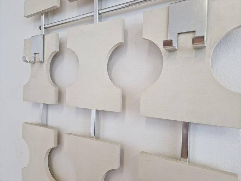 Mid-Century Rare Wall Coat Rack, Germany, 1970s