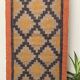 Tapis en jute et coton tissé à la main