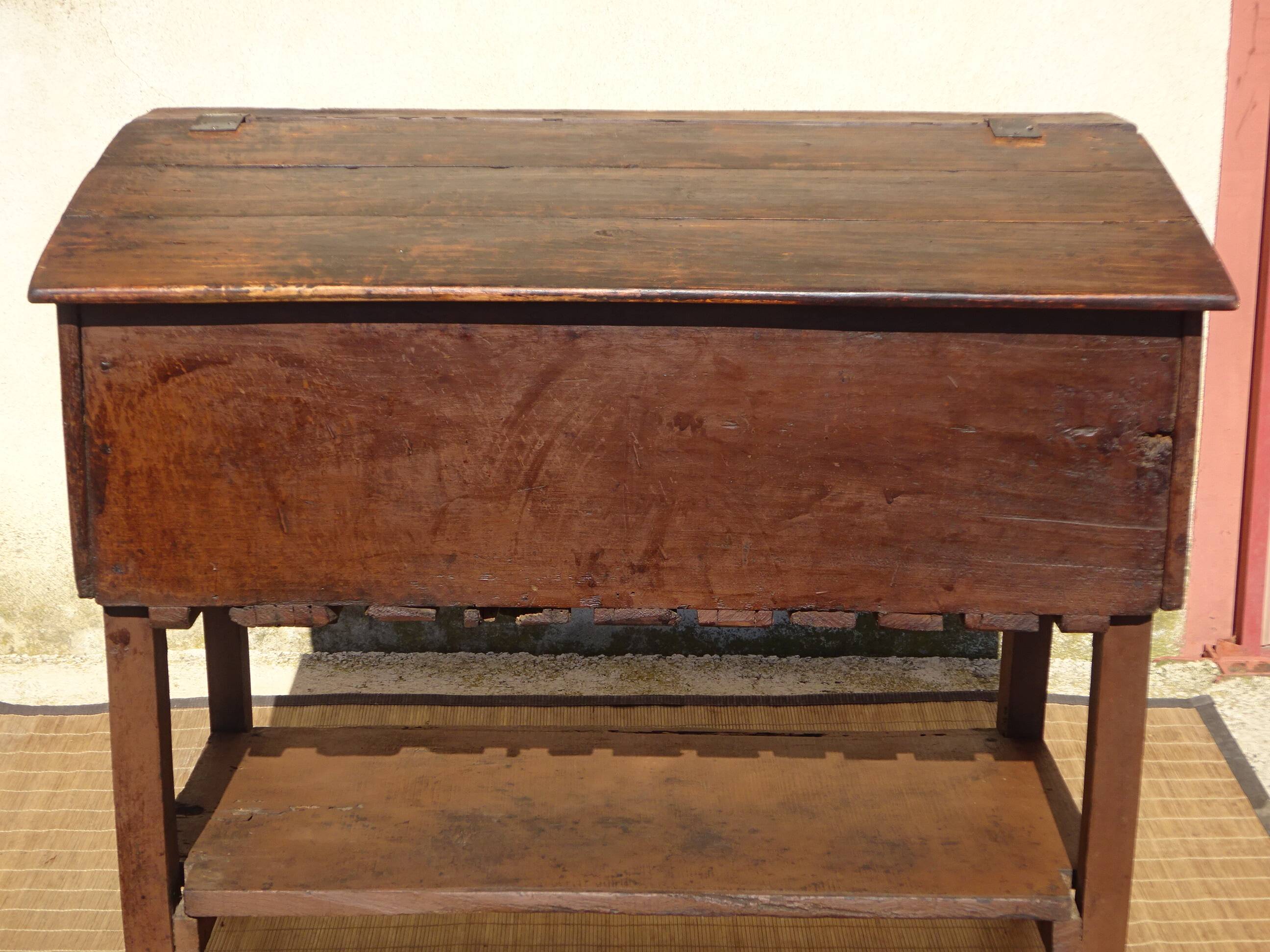 Antique oak furniture, dish drainer