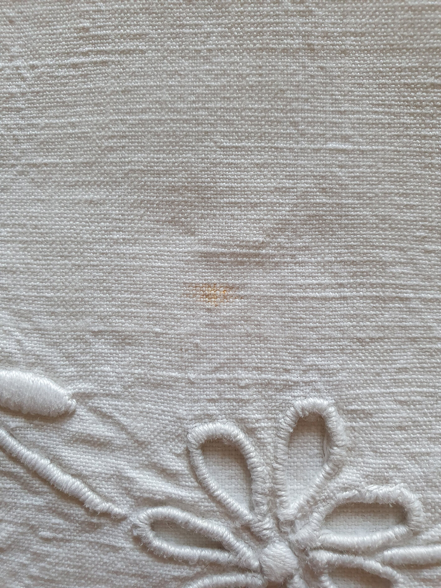 Ancient drapery embroidered with Venice days