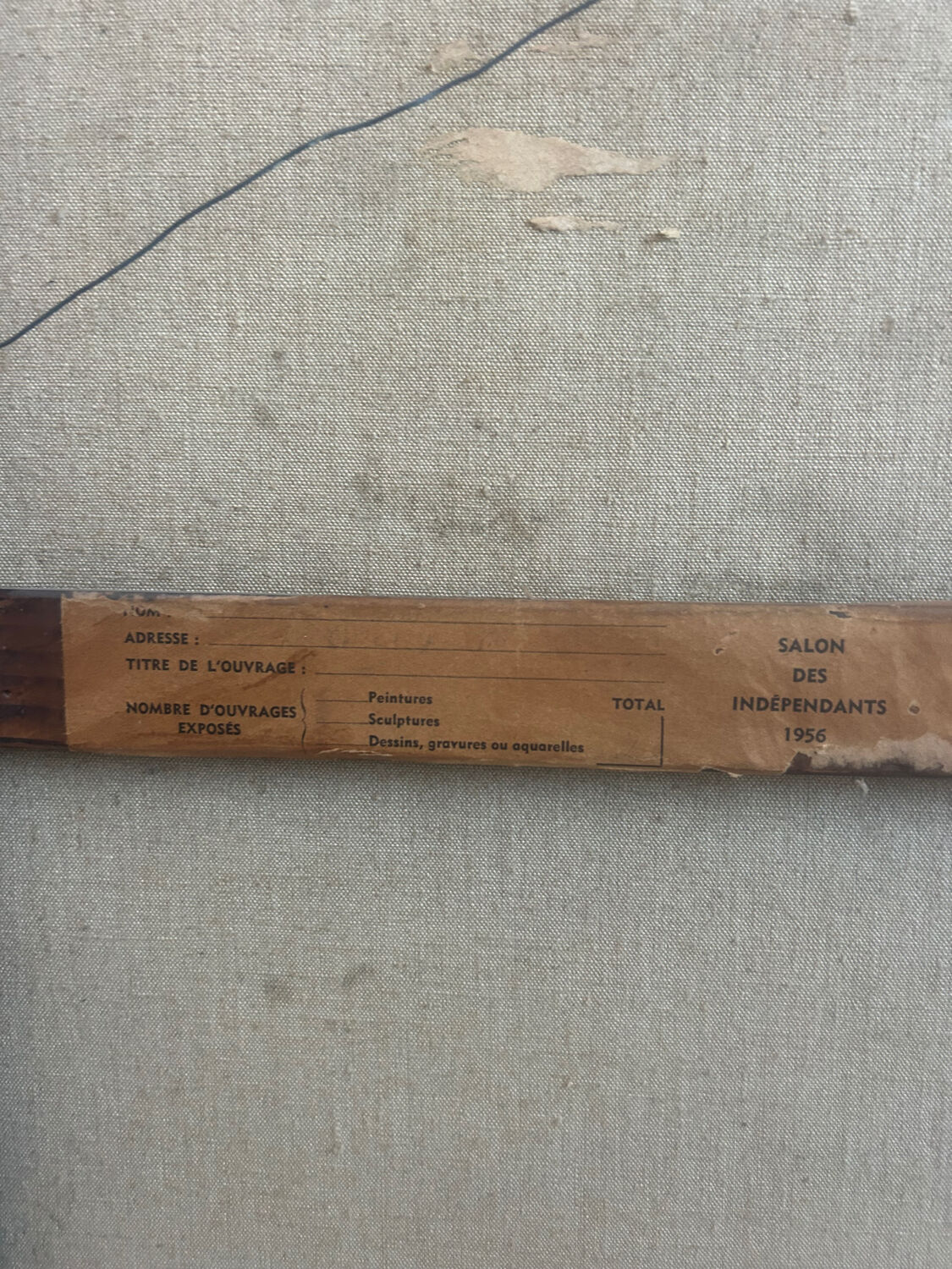 Oil on canvas representing Venice.