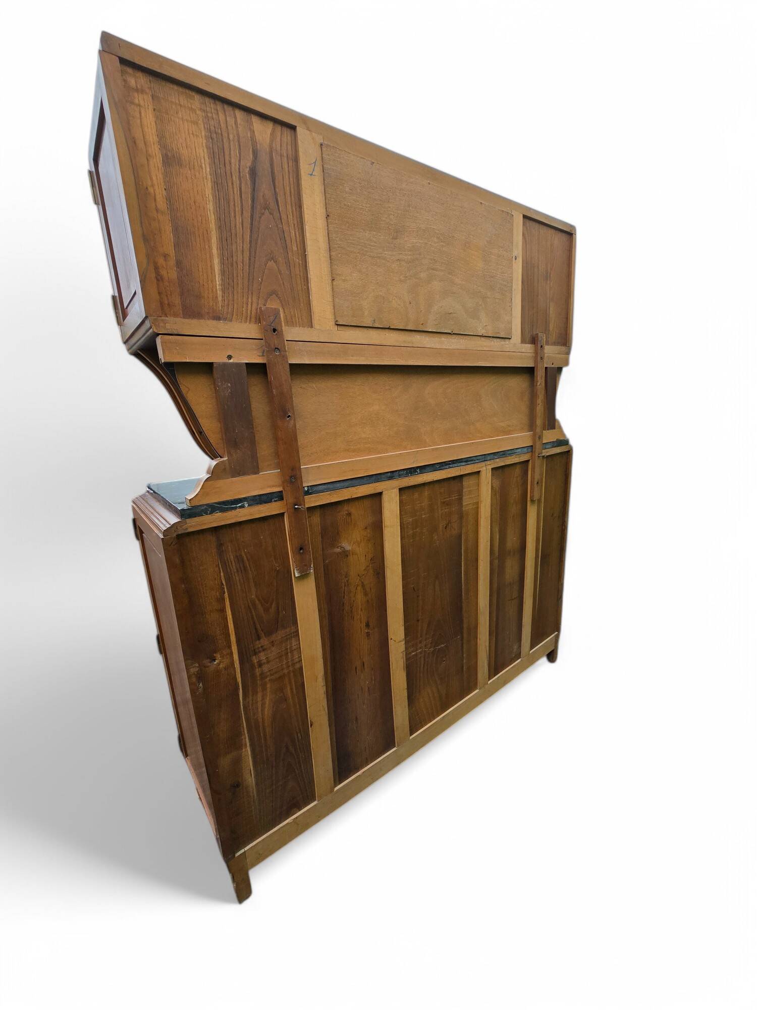 Buffet Art Déco en noyer et ronce de noyer