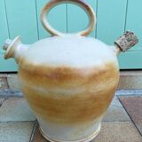 Rare Jarre à Huile Ancienne XIXème / Pot en Terre Vernissée