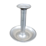 Ancien bougeoir etain poinçonné h 16,5 cm