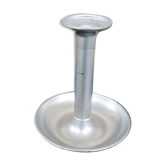 Old candle holder tin punched h 16.5 cm