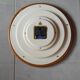 Rattan clock