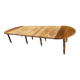 Table louis philippe 8 pieds avec 8 allonges