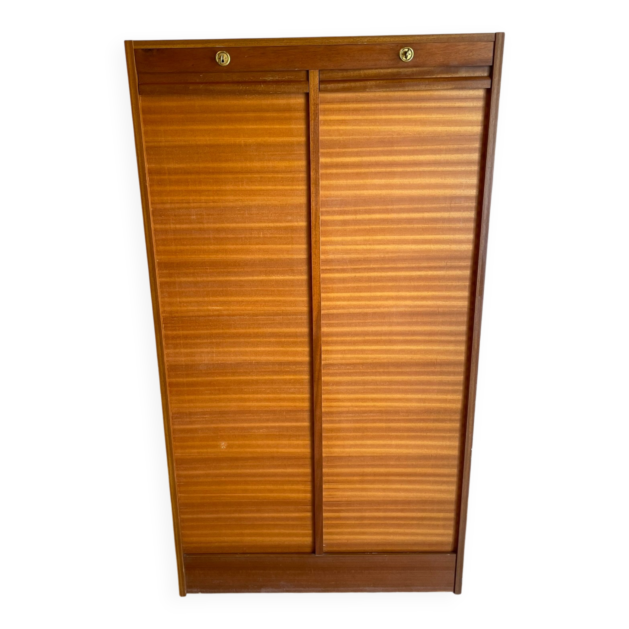 Meuble à Rideaux Vintage – Classeur / Rangement Scandinave Années 60