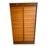 Meuble à Rideaux Vintage – Classeur / Rangement Scandinave Années 60