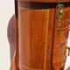 Console - table pedestal table marquetry style louis xv