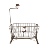 Old metal cradle from the late 1920s