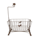 Old metal cradle from the late 1920s