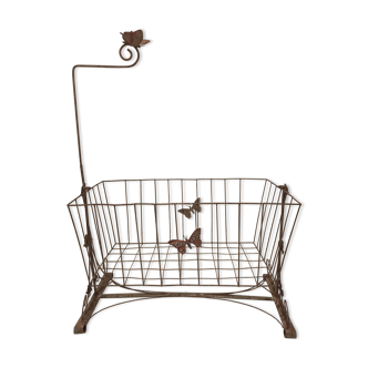 Old metal cradle from the late 1920s