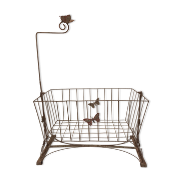 Berceau ancien en métal fin des années 1920