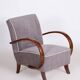 Czech Art Deco Beech Armchair attributed to J. Halabala for Up Zavody, 1930s