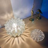 Lampe à poser en verre vintage
