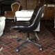 Fauteuil cuir Charles Pollock