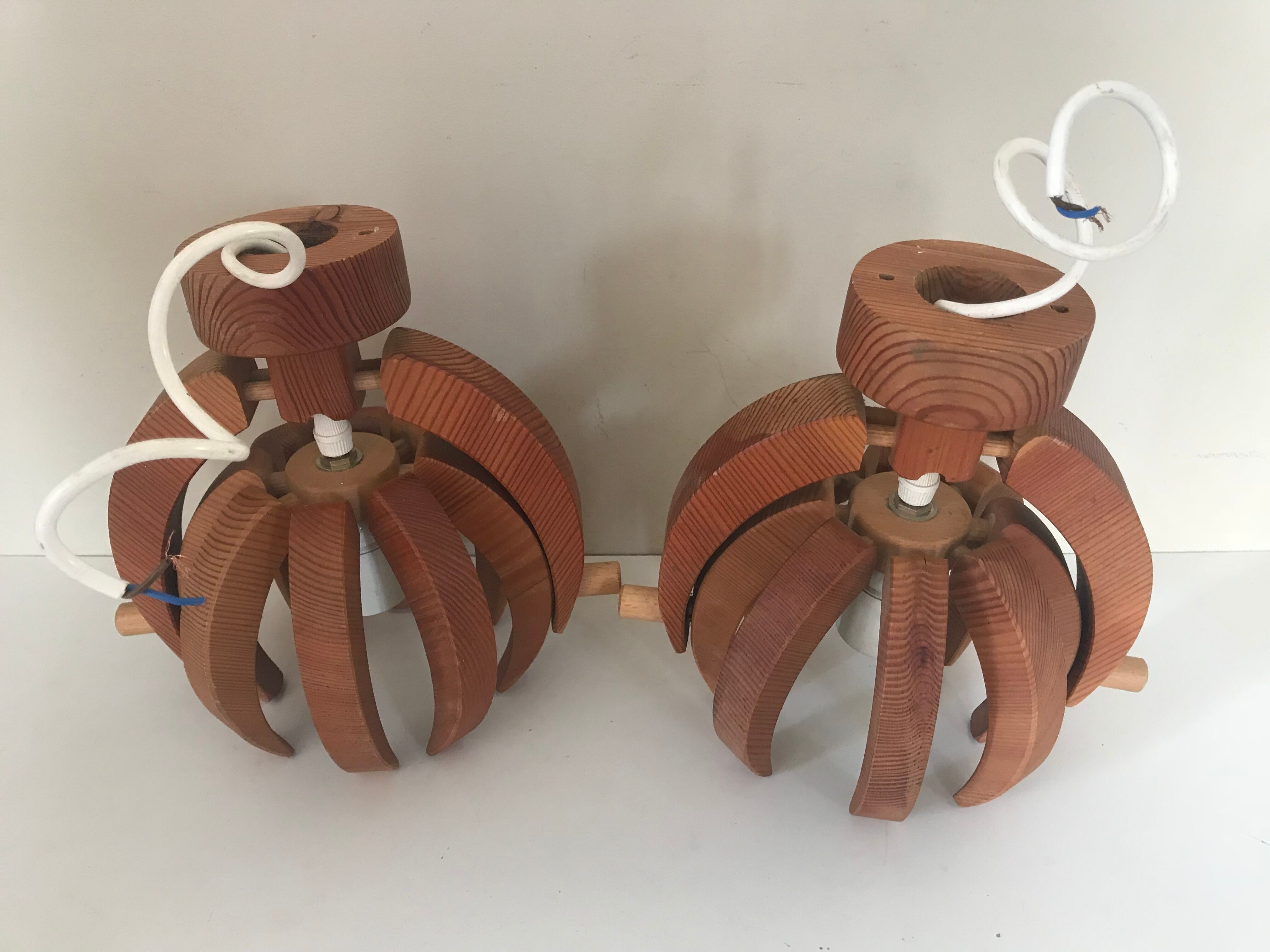 Pair wall lamps vintage
