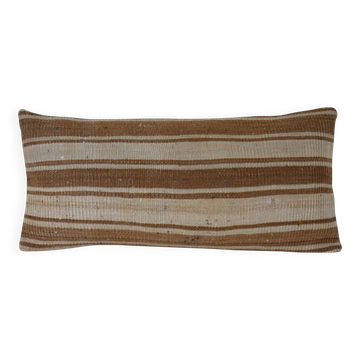 Vintage kilim cushion cover 25x56 cm