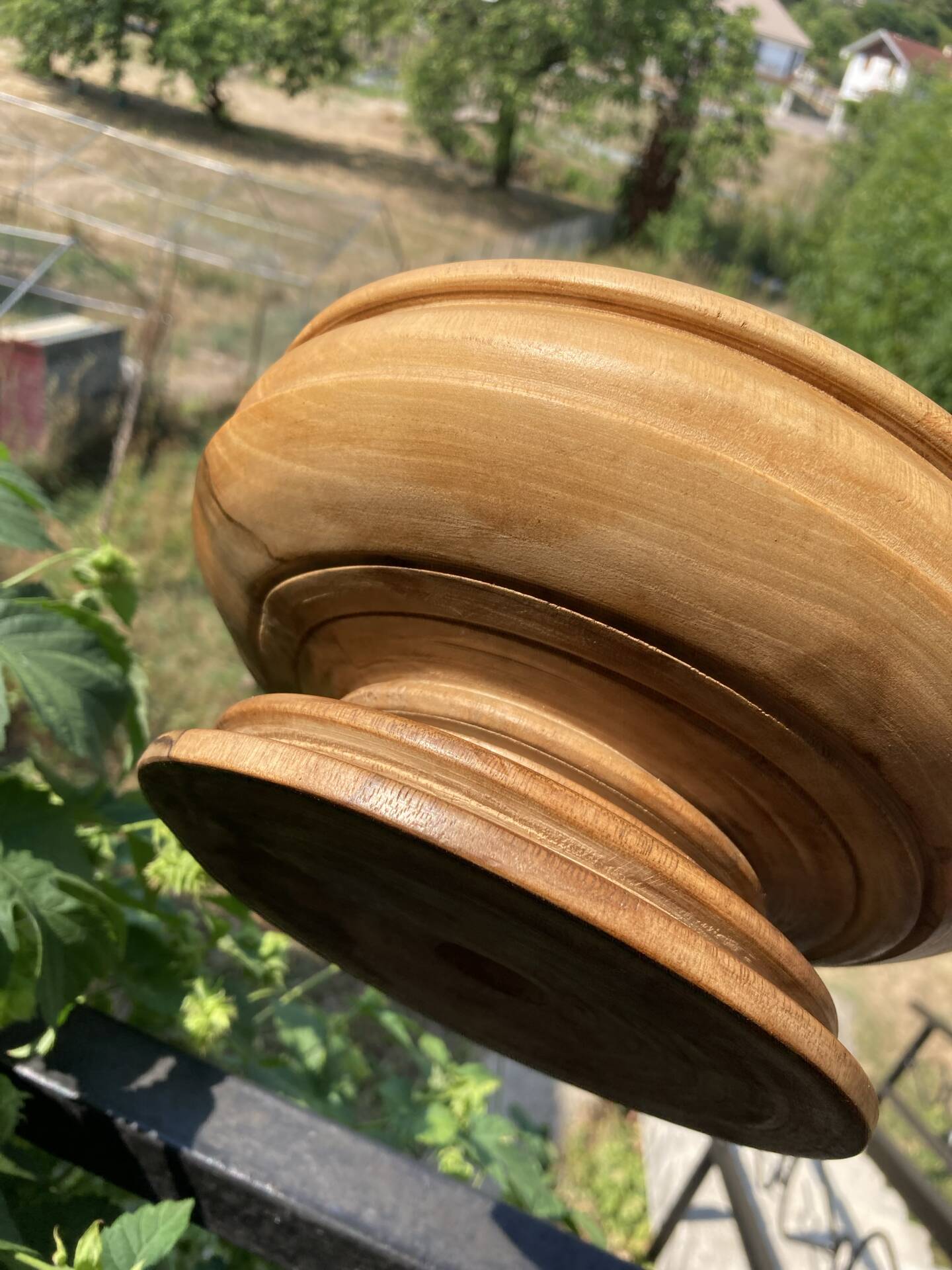 Bol en bois tourné artisanat Haut Marnais