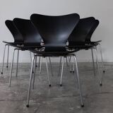 Ensemble de Chaises Serie 7 par Arne Jacobsen pour Fritz Hansen